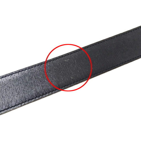 HERMES Black Horsebit Belt - Picture 10 of 12